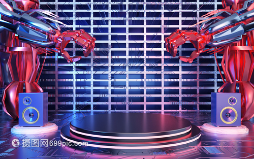 酷炫電子產(chǎn)品展示空間